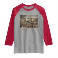 History Of Cinco De Mayo Batalla De Puebla Mexico Raglan Shirt