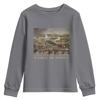 History Of Cinco De Mayo Batalla De Puebla Mexico Youth Sweatshirt