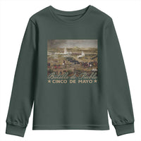 History Of Cinco De Mayo Batalla De Puebla Mexico Youth Sweatshirt