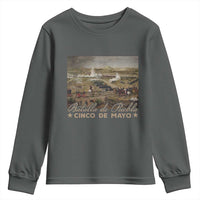 History Of Cinco De Mayo Batalla De Puebla Mexico Youth Sweatshirt