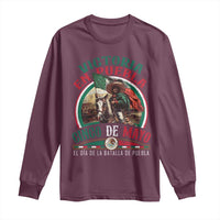Victoria En Puebla Cinco De Mayo Long Sleeve Shirt Battle of Puebla History Of Mexico