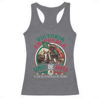 Victoria En Puebla Cinco De Mayo Racerback Tank Top Battle of Puebla History Of Mexico