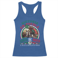 Victoria En Puebla Cinco De Mayo Racerback Tank Top Battle of Puebla History Of Mexico