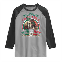 Victoria En Puebla Cinco De Mayo Raglan Shirt Battle of Puebla History Of Mexico