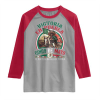 Victoria En Puebla Cinco De Mayo Raglan Shirt Battle of Puebla History Of Mexico