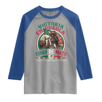 Victoria En Puebla Cinco De Mayo Raglan Shirt Battle of Puebla History Of Mexico