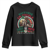 Victoria En Puebla Cinco De Mayo Youth Sweatshirt Battle of Puebla History Of Mexico
