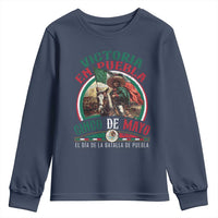 Victoria En Puebla Cinco De Mayo Youth Sweatshirt Battle of Puebla History Of Mexico