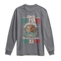 Cinco De Mayo Celebrate The Battle Of Puebla Mexico Long Sleeve Shirt Vintage Mexican Flag