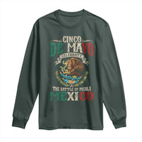 Cinco De Mayo Celebrate The Battle Of Puebla Mexico Long Sleeve Shirt Vintage Mexican Flag