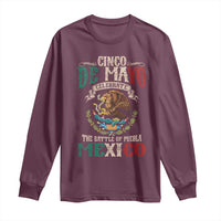 Cinco De Mayo Celebrate The Battle Of Puebla Mexico Long Sleeve Shirt Vintage Mexican Flag