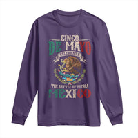 Cinco De Mayo Celebrate The Battle Of Puebla Mexico Long Sleeve Shirt Vintage Mexican Flag