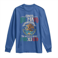 Cinco De Mayo Celebrate The Battle Of Puebla Mexico Long Sleeve Shirt Vintage Mexican Flag