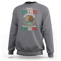 Cinco De Mayo Celebrate The Battle Of Puebla Mexico Sweatshirt Vintage Mexican Flag