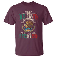 Cinco De Mayo Celebrate The Battle Of Puebla Mexico T Shirt Vintage Mexican Flag