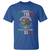 Cinco De Mayo Celebrate The Battle Of Puebla Mexico T Shirt Vintage Mexican Flag