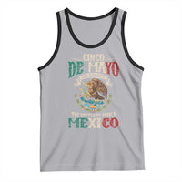 Cinco De Mayo Celebrate The Battle Of Puebla Mexico Tank Top Vintage Mexican Flag