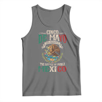 Cinco De Mayo Celebrate The Battle Of Puebla Mexico Tank Top Vintage Mexican Flag