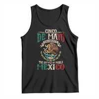 Cinco De Mayo Celebrate The Battle Of Puebla Mexico Tank Top Vintage Mexican Flag