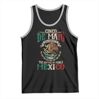 Cinco De Mayo Celebrate The Battle Of Puebla Mexico Tank Top Vintage Mexican Flag