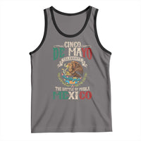 Cinco De Mayo Celebrate The Battle Of Puebla Mexico Tank Top Vintage Mexican Flag