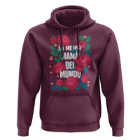 Spanish Latina Mom Hoodie La Mejor Mama Del Mundo Mother's Day Flowers