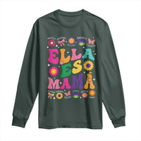Funny Spanish Mom Long Sleeve Shirt Ella Es Mama Latina Mother's Day