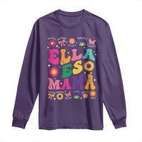Funny Spanish Mom Long Sleeve Shirt Ella Es Mama Latina Mother's Day