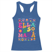 Funny Spanish Mom Racerback Tank Top Ella Es Mama Latina Mother's Day