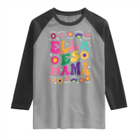 Funny Spanish Mom Raglan Shirt Ella Es Mama Latina Mother's Day