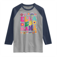 Funny Spanish Mom Raglan Shirt Ella Es Mama Latina Mother's Day