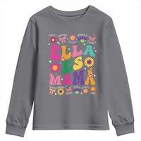 Funny Spanish Mom Youth Sweatshirt Ella Es Mama Latina Mother's Day