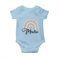 Funny Spanish Latina Mom Madre Baby Onesie Cute Rainbow
