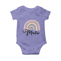 Funny Spanish Latina Mom Madre Baby Onesie Cute Rainbow