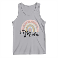 Funny Spanish Latina Mom Madre Tank Top Cute Rainbow