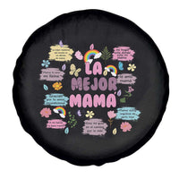 Funny La Mejor Mama Spare Tire Cover Spanish Latina Mother's Day