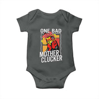 Funny One Bad Mother Clucker Baby Onesie Chicken Hen Mother's Day