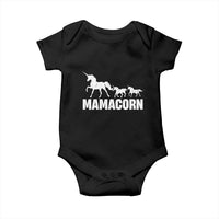 Funny Mama Unicorn Baby Onesie Mamacorn Mother's Day