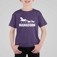 Funny Mama Unicorn T Shirt For Kid Mamacorn Mother's Day
