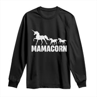 Funny Mama Unicorn Long Sleeve Shirt Mamacorn Mother's Day