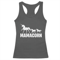 Funny Mama Unicorn Racerback Tank Top Mamacorn Mother's Day