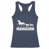 Funny Mama Unicorn Racerback Tank Top Mamacorn Mother's Day