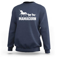 Funny Mama Unicorn Sweatshirt Mamacorn Mother's Day