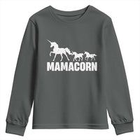 Funny Mama Unicorn Youth Sweatshirt Mamacorn Mother's Day