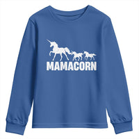 Funny Mama Unicorn Youth Sweatshirt Mamacorn Mother's Day
