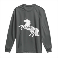 Funny Mama Unicorn Long Sleeve Shirt Mamacorn Mommy Mother's Day