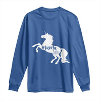 Funny Mama Unicorn Long Sleeve Shirt Mamacorn Mommy Mother's Day