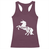 Funny Mama Unicorn Racerback Tank Top Mamacorn Mommy Mother's Day