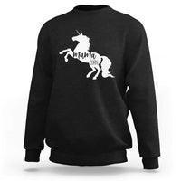 Funny Mama Unicorn Sweatshirt Mamacorn Mommy Mother's Day