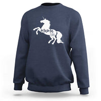 Funny Mama Unicorn Sweatshirt Mamacorn Mommy Mother's Day